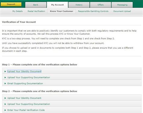 Account Verification and Identification Required To Bet Online in the.